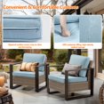 thumbnail image 6 of Meetleisure 2-Piece Outdoor Rattan Dining Chairs with Removable Cushions, Sky Blue, 6 of 8