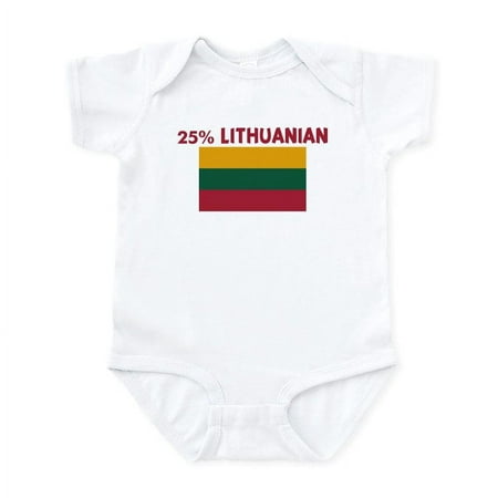 

CafePress - 25 PERCENT LITHUANIAN Infant Bodysuit - Baby Light Bodysuit Size Newborn - 24 Months