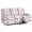 Bow Flower White, variant on ZIATUBLES Recliner Chair Covers, Printed 3-Seater Stretch Reclining Sofa Cover Set of 8, Soft Fitted Furniture Protector Covers for Pet Kid Easy Care Washable Decor Accessories, Leopard Print