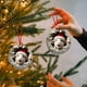 thumbnail image 3 of Animales Sonrientes Navideños con Gorros de Papá Noel Como Adornos para El Árbol, 3 of 6