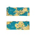 thumbnail image 4 of Balery World Map With Landmarks Pattern Baby Headbands Hairbands Hair Bow Elastics for Baby Girls Newborn Infant Toddlers Kids, 4 of 4