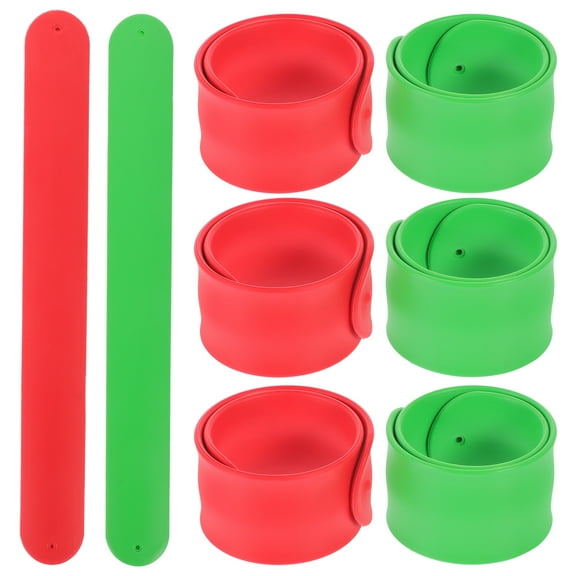 TUIBELYN 12pcs Wrapping Paper Holder Silicone Paper Slap Bands Wrapping Paper Clamps Wrapping Paper Roll Clips