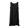 thumbnail image 2 of Naittoop Women Sleeveless Nightgown Soft Modal Cotton Tank Nightshirts Comfy Pajamas Dress Nighties, 2 of 5