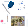 thumbnail image 5 of Diamond Dotz Rexi Dinosaur Diamond Painting Kits for Adults - Diamond Art Kits a Relaxing Creative Craft Kit with Dotz Gems 20.5"x15", 5 of 6