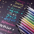 thumbnail image 5 of Glitter Markers,Retractable Glitter Glue Pen,1.0mm Transparent Glitter Pen Glue Pen,Multicolor Slime Glue Pen for DIY Craft,Bookkeeping Diary,Greeting Card,Graffiti & Painting (5.91")(Multicolor), 5 of 8