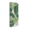 thumbnail image 3 of Layered Plant Leaf Shapes Botanical & Floral Graphic Art Gallery Wrapped Canvas Print Wall Art, 3 of 7