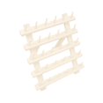 thumbnail image 4 of KLKCMS Sewing Thread Rack 30 Spools Holder Sewing Organizer for Decoration Quilting Milky White, 4 of 9