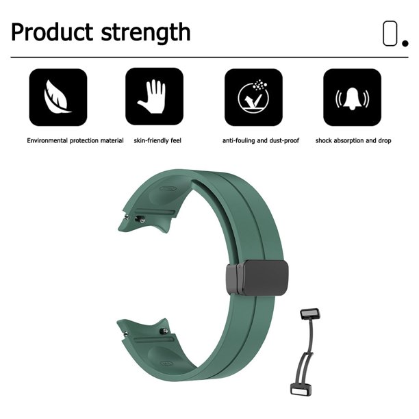Accesorios de pulsera de reloj transpirable de banda deportiva de 20 mm para Samsung Galaxy Watch 5