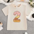 thumbnail image 2 of KPOPLK Birthday Girl Shirt 1nd 2nd 3rd 4th 5th 6th 7th 8th 9th Girls Birthday Tshirts Cotton Short Sleeve Tees Size 2-3 Years,Light Pink, 2 of 9