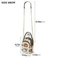 thumbnail image 2 of FORMRS Crossbody Bag for Women Quilted Travel Shoulder Cell Phone Purse with Chain Strap Handbag, Fall Leaves, 2 of 7