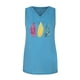 thumbnail image 4 of Blusa sin mangas con cuello en V y estampado informal de moda suelta para mujer Pompotops  lopia996851, 4 of 6