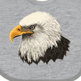 thumbnail image 4 of Inktastic Bald Eagle Boys or Girls Baby Bib, 4 of 4
