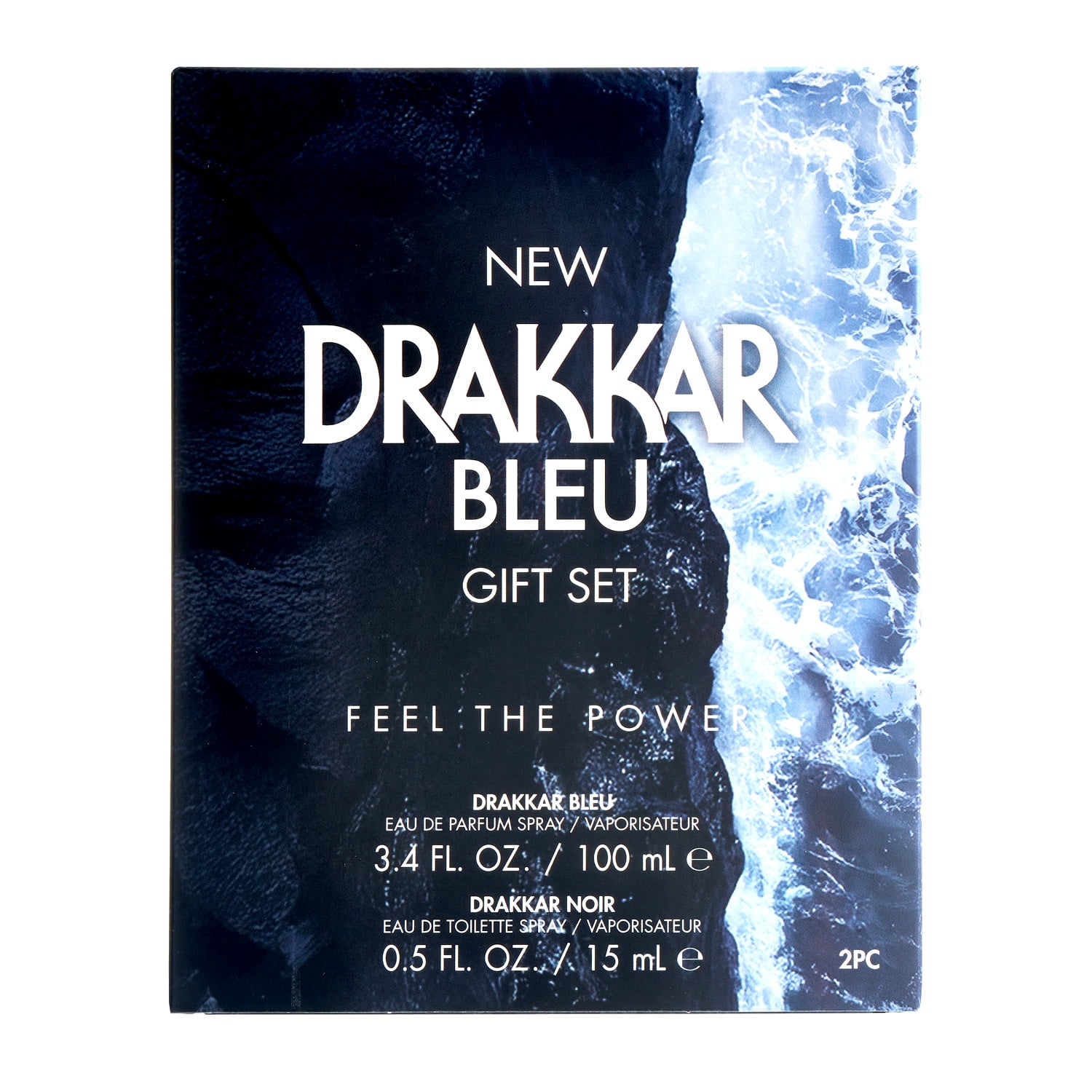 Guy Laroche Drakkar Bleu Cologne Gift Set for Men, 2 Pieces