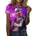 thumbnail image 3 of Apex Legends Lifeline Womens T-Shirt Round Neck Short Sleeve Tee Shirts Summer Breathable Tops Blouse 5XL, 3 of 8