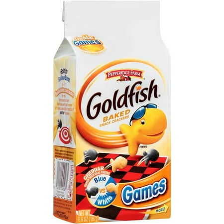 Pepperidge Farm Goldfish Games Cheddar Baked Snack Crackers, 6.6 Oz