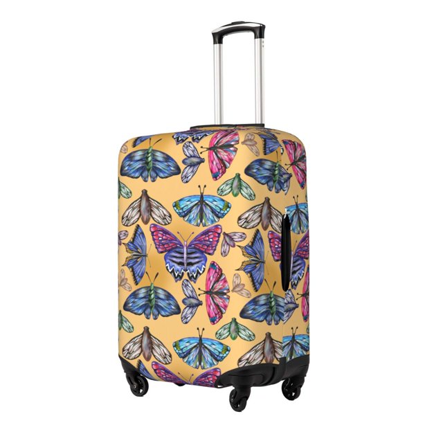 Fotbe Butterfly 3 Funda Protectora para Equipaje, Antirrayones y Resistente a la Suciedad, Compatible con Maletas de 18 a 32 Pulgadas-Small