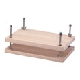 thumbnail image 4 of GUOOL Book Press, Handmade Paper Press,DIY Crafting,Easy to Assemble,Book Binding Board for Book Binding,Bookbinding,Office Desktop Wood, 4 of 9
