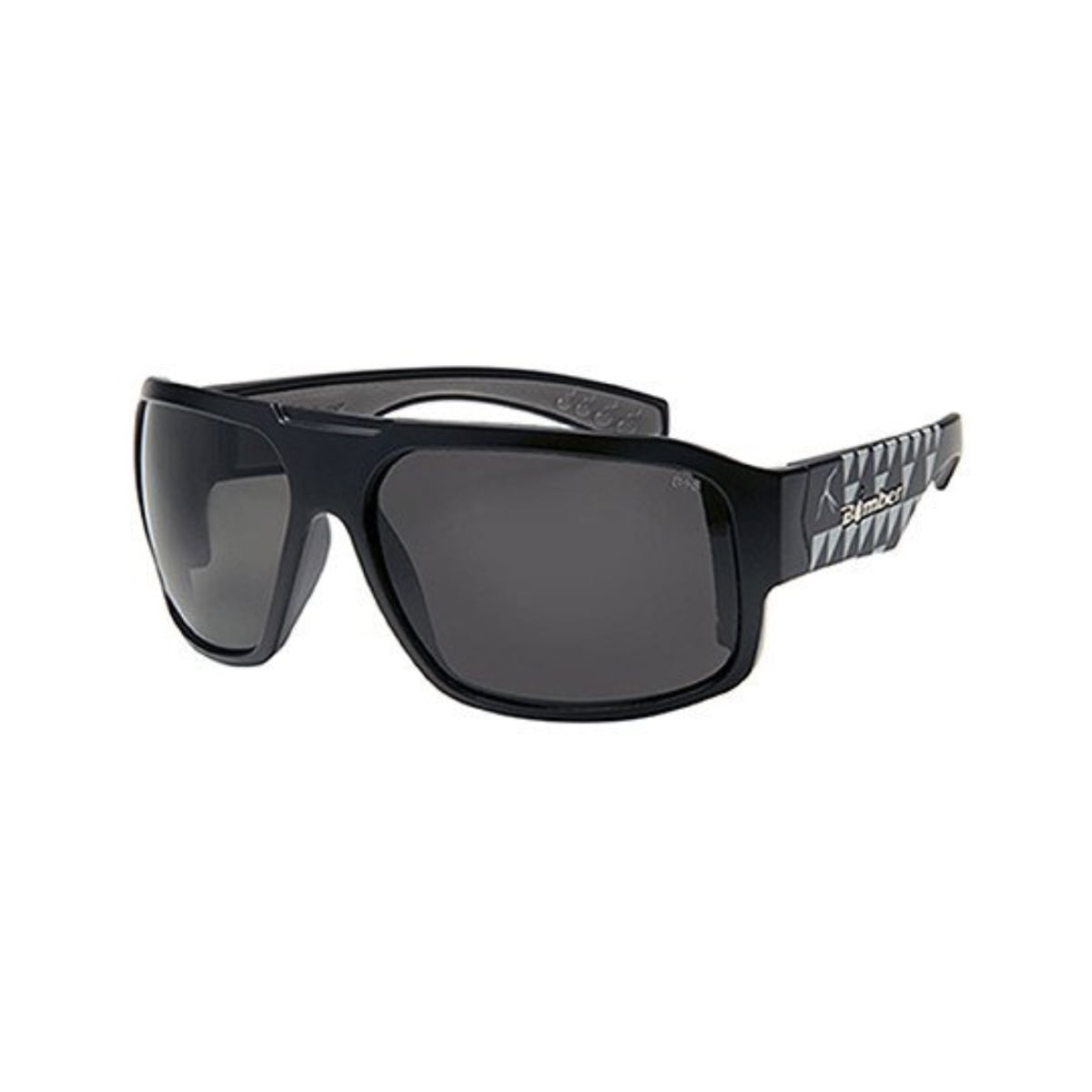 Bomber Sunglasses Mega Bomb Matte Black Frm / Smoke Polarized Lens