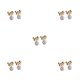 thumbnail image 3 of Guardurnaity 1 Pair Women Ear Stud Alloy Earrings Rhinestone Ear Wedding Studs Decoration Mini Drop Cute Teen Party Ladies Jewelry Type2 NO2, 3 of 6