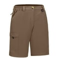 thumbnail image 4 of Little Donkey Andy Women's 10 Inches Quick Dry Hiking Cargo Shorts Lightweight Bermuda Golf Shorts Outdoor Travel Brown Size XL, 4 of 6
