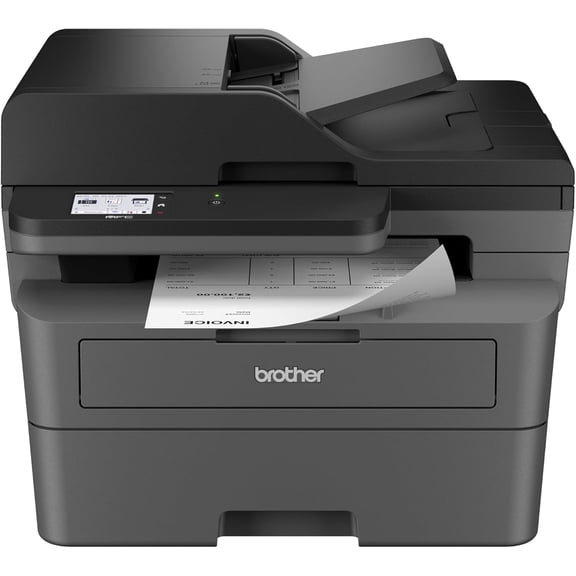 Brother MFC-L2820DW Wireless Compact Monochrome All-in-One Laser Printer with Copy, Scan and Fax, Duplex, Black & White (Sold without manufacturer warranty)