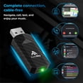 thumbnail image 3 of Adaptador inalámbrico CarPlay 2023 Pro Slim Edition - El adaptador inalámbrico CarPlay más pequeño, nuevo y rápido - AutoSky - Coches CarPlay con cable de fábrica - Cables USB-A y USB-C - Se requiere, 3 of 5