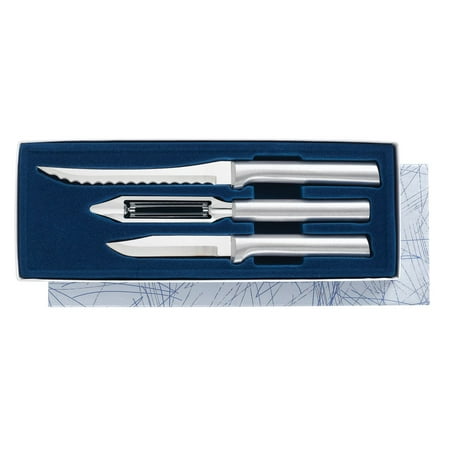 Rada Cutlery Kitchen Utensil Set – Stainless Steel Peel, Pare and Slice Gift Set with Aluminum (Best Kitchen Cutlery In The World)