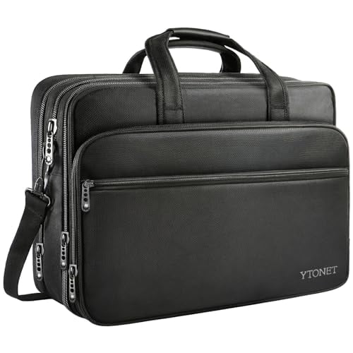 Bolsa para portátil de 17 pulgadas maletín de viaje con organizador Ytonet Negro 17 inch