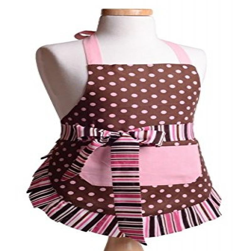 Flirty Aprons GO11019 Girls Original Pink Chocolate Apron Walmart
