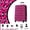 Hot Pink Leopard, variant on Hardside Suitcase, Hardshell Luggage Sets 3 pcs Spinner Suitcase with TSA Lock Lightweight-20"+24"+28" Luggages, Pink Leopard Hardside Luggage,Pc Hardside Checked Luggage