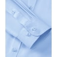 thumbnail image 4 of LONSSA Men's Long Sleeve Stretch Dress Shirts Button Down Shirt with Pocket, 4 of 7