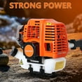 thumbnail image 7 of 52CC 2-Cycle Weed Eater Gas Powered,2.3 KW String Trimmer Edger,Hedge Trimmer and Brush Cutter Blade, 2025 Upgrade 5-in-1 Multi Yard Care Tools, Rubber Handle & Shoulder Strap for Weeds, 7 of 7