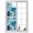 Green, variant on Blue Teal Coastal Window Privacy Film, Sea Nautical Ocean Summer Beach Static Cling UV Sun Blocking Heat Control Window Tint Day and Night, Non-Adhesive One Way Windows Privacy Cover 29.5''x78.7''