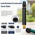 thumbnail image 4 of Heavy Duty Adjustable Twist Hose Nozzle Jet Sweeper Nozzle,High Pressure Metal Water Hose nozzle, Powerful High-Pressure Home Car Wash & Garden Sprayer, Metal Water hose Sprayer Attachment, 4 of 6