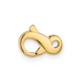 thumbnail image 1 of FB Jewels 14K Yellow Goldy Figure 8 or Infinity Shaped Lobster Clasp, 1 of 1