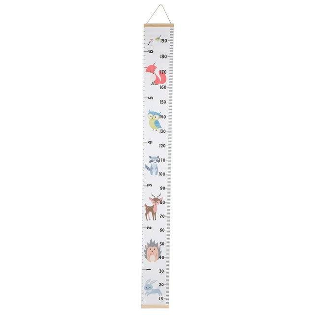 Baby Growth Chart, Handing Ruler Wall Decor Wood Frame + Cloth Easy To Install And Remove Removable For Playroom For Children 's Room For Baby Nursery 1#,2#,3#,4#,5#,6#