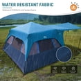 thumbnail image 6 of 8 Person Instant Cabin Tent Waterproof Family Tents for Outdoor Camping Upgraded Ventilation Setup in 60 Second Setup Blue, 6 of 9