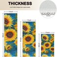 thumbnail image 4 of Blue Sunflower Pattern Kitchen Rugs Sets Of 3,Kitchen Runner Rugs Non Skid Washable,Decorative Kitchen Floor Mats for Kitchen,Sink,Laundry,17"x30"+ 17"x47" + 17"x59", 4 of 6