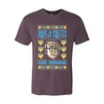 thumbnail image 2 of Wild Bobby, Have a Pretty Pretty Pretty Good Hanukkah Curb Larry, Hanukkah, Men Premium Tri Blend Tee, Vintage Purple, X-Large, 2 of 4