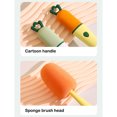 thumbnail image 3 of Matsuzay Cepillo de limpieza 3 en 1, taza desmontable, fregador de botellas, cepillos de zanahoria, accesorios multifunción para el hogar Suministros de limpieza para el hogar Naranja, 3 of 6