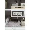thumbnail image 6 of James Martin Furniture 210-V59D-GW-MW 59 in. Linear Glossy White Double Bathroom Vanity with Matte White Solid Surface Top, 6 of 7