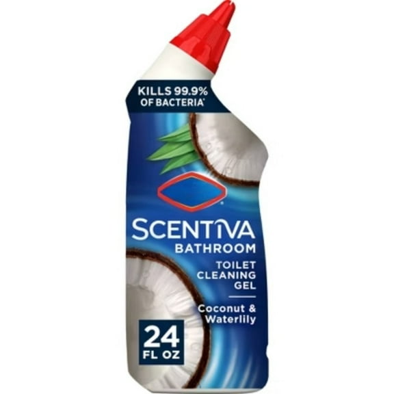 Scentiva Coconut & Waterlily Toilet Cleaning Gel - 24 fl oz