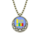 thumbnail image 1 of Soy de Mali Colgante Estrella Collar Luna Cadena Joyas Unbranded M, 1 of 3