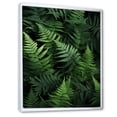 thumbnail image 2 of Designart "Ferns Plant Fronds I" Floral & Botanical Floater Framed Wall Art Print, 2 of 7
