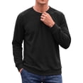 thumbnail image 3 of GENTS BLISS Crew Neck Men Sweatshirts Fleece Long Sleeve Shirts for Men Casual Pullover Sweatshirts for Men, 3 of 9