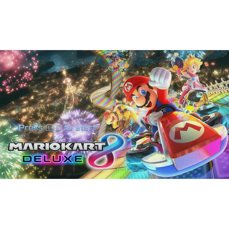 Nintendo Switch Bundle with Mario Gray 8 - Kart Deluxe