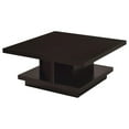 thumbnail image 6 of Reston 2-piece Square Coffee and End Table Set Cappuccino, 6 of 10