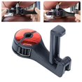 thumbnail image 5 of 2 In 1 Car hook for headrest With Ph Holder, Hanging Hooks, Seat Back Hanger For Handbag Vehicle Bag Purse Backseat Organiser - Red, 5 of 8