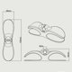 thumbnail image 2 of 9 piezas Dispositivo de bobinado de cocina, alambre para electrodomésticos, dispositivo de almacenamiento y fijación de cables flexibles, rejilla de bobinado, disposición de enchufes, clip de alambre, 2 of 5