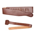 thumbnail image 4 of Luxurious Style Comfortable Leather Guitar Strap for Guitar Strap Shoulder Belt brown, 4 of 8